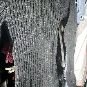 Casual/Formal black bodycon dress.